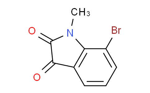CAS No. 906660-35-3, 7-Bromo-1-methylindoline-2,3-dione