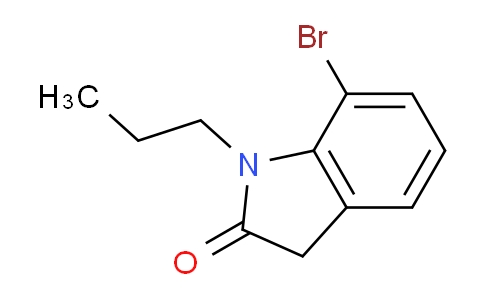 CAS No. 1706432-65-6, 7-Bromo-1-propylindolin-2-one