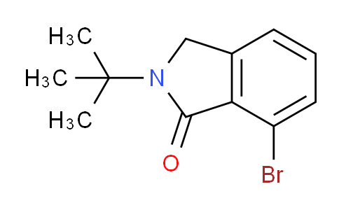 CAS No. 1290140-02-1, 7-Bromo-2-(tert-butyl)isoindolin-1-one