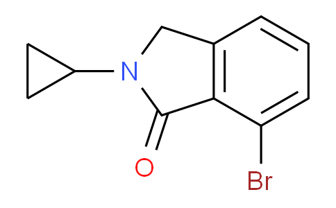 CAS No. 1779133-17-3, 7-Bromo-2-cyclopropylisoindolin-1-one