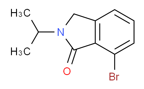 CAS No. 1379339-80-6, 7-Bromo-2-isopropylisoindolin-1-one