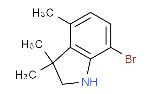 CAS No. 1553580-35-0, 7-Bromo-3,3,4-trimethylindoline