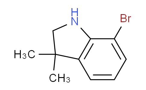 CAS No. 1260675-93-1, 7-Bromo-3,3-dimethylindoline
