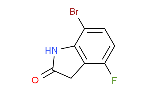 CAS No. 1260903-29-4, 7-Bromo-4-fluoroindolin-2-one