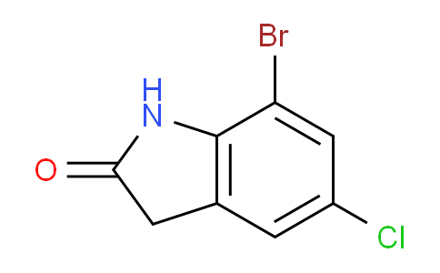 CAS No. 215433-19-5, 7-Bromo-5-chloroindolin-2-one
