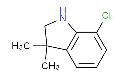 CAS No. 1368920-38-0, 7-Chloro-3,3-dimethylindoline