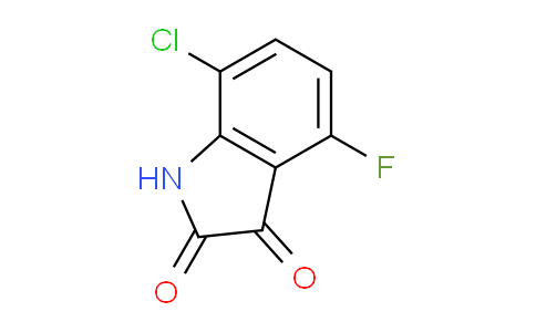 CAS No. 1414958-28-3, 7-Chloro-4-fluoroindoline-2,3-dione