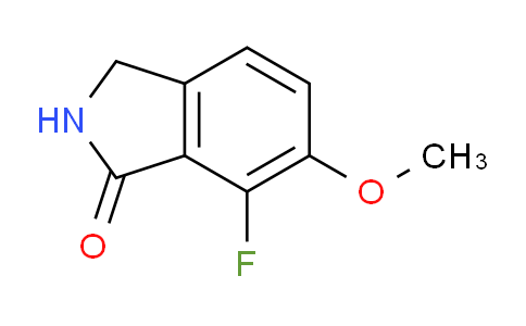 CAS No. 1007455-31-3, 7-Fluoro-6-methoxyisoindolin-1-one