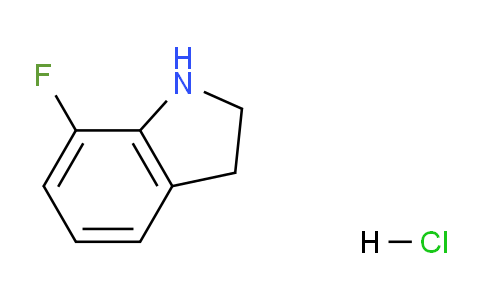 CAS No. 1820711-83-8, 7-Fluoroindoline hydrochloride