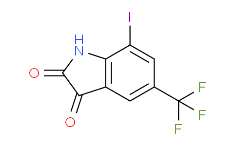 CAS No. 1067187-92-1, 7-Iodo-5-(trifluoromethyl)indoline-2,3-dione