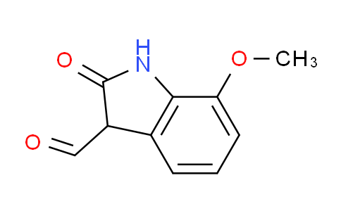 CAS No. 1083424-57-0, 7-Methoxy-2-oxoindoline-3-carbaldehyde