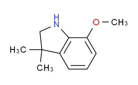 CAS No. 1260651-39-5, 7-Methoxy-3,3-dimethylindoline