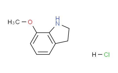 CAS No. 4770-43-8, 7-Methoxyindoline hydrochloride
