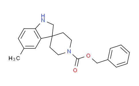 CAS No. 1160247-23-3, Benzyl 5-methylspiro[indoline-3,4'-piperidine]-1'-carboxylate