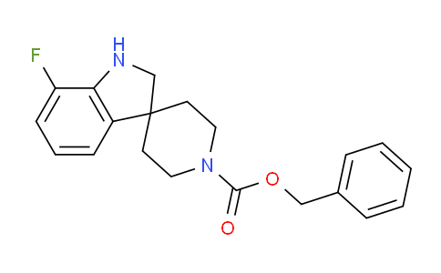 CAS No. 1243359-99-0, Benzyl 7-fluorospiro[indoline-3,4'-piperidine]-1'-carboxylate