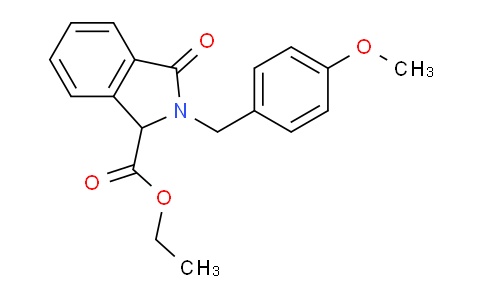 CAS No. 1022169-96-5, Ethyl 2-(4-methoxybenzyl)-3-oxoisoindoline-1-carboxylate