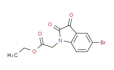 CAS No. 754235-62-6, Ethyl 2-(5-Bromo-2,3-dioxoindolin-1-yl)acetate