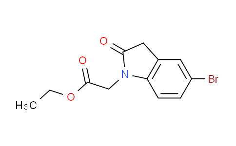 CAS No. 881608-39-5, Ethyl 2-(5-bromo-2-oxoindolin-1-yl)acetate
