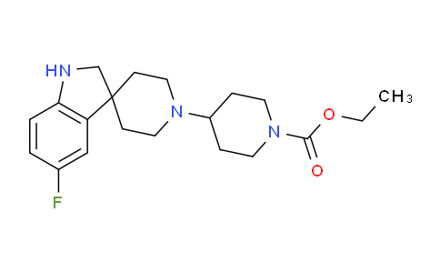 CAS No. 927402-26-4, Ethyl 4-(5-fluorospiro[indoline-3,4'-piperidin]-1'-yl)piperidine-1-carboxylate