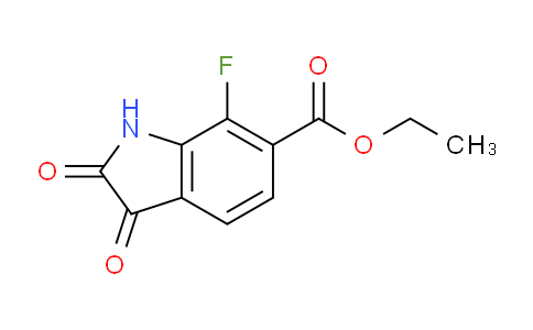 CAS No. 2089334-07-4, Ethyl 7-fluoro-2,3-dioxoindoline-6-carboxylate