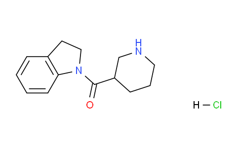 CAS No. 1220033-68-0, Indolin-1-yl(piperidin-3-yl)methanone hydrochloride