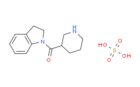 CAS No. 1185298-95-6, Indolin-1-yl(piperidin-3-yl)methanone sulfate