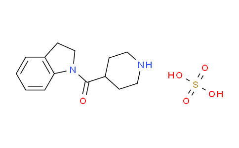 CAS No. 1185297-96-4, Indolin-1-yl(piperidin-4-yl)methanone sulfate