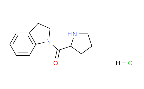 CAS No. 1246172-54-2, Indolin-1-yl(pyrrolidin-2-yl)methanone hydrochloride