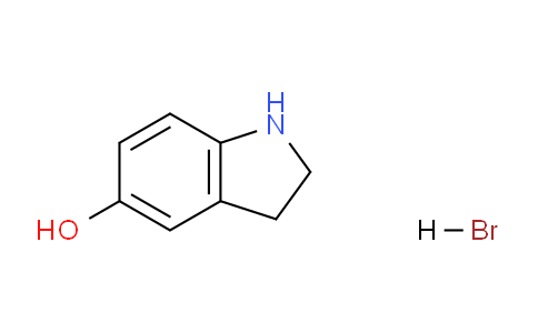 CAS No. 1221257-43-7, Indolin-5-ol hydrobromide