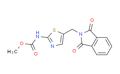 CAS No. 540511-97-5, Methyl (5-((1,3-dioxoisoindolin-2-yl)methyl)thiazol-2-yl)carbamate