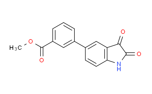 CAS No. 889954-79-4, Methyl 3-(2,3-dioxoindolin-5-yl)benzoate