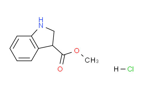 CAS No. 1187928-23-9, Methyl indoline-3-carboxylate hydrochloride