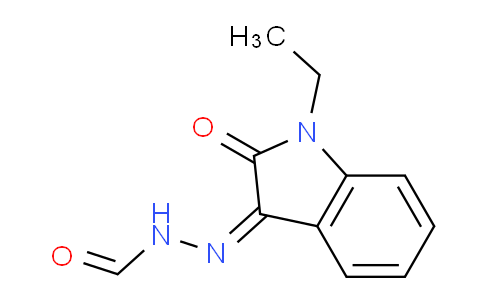 CAS No. 454213-12-8, N'-(1-Ethyl-2-oxoindolin-3-ylidene)formohydrazide