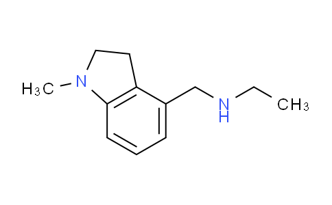 CAS No. 1706447-32-6, N-((1-Methylindolin-4-yl)methyl)ethanamine