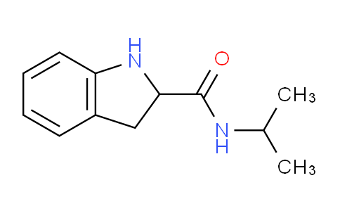 CAS No. 1489394-08-2, N-Isopropylindoline-2-carboxamide
