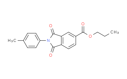 CAS No. 297742-87-1, Propyl 1,3-dioxo-2-(p-tolyl)isoindoline-5-carboxylate