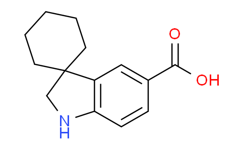 CAS No. 1160247-98-2, Spiro[cyclohexane-1,3'-indoline]-5'-carboxylic acid