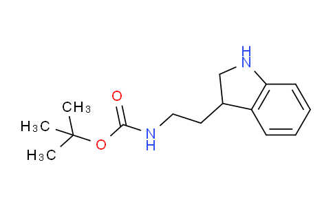 CAS No. 907969-24-8, tert-Butyl (2-(indolin-3-yl)ethyl)carbamate