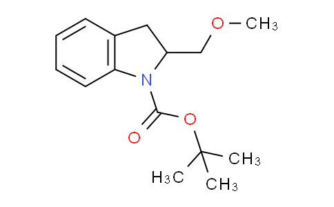 DY630939 | 656257-05-5 | tert-Butyl 2-(methoxymethyl)indoline-1-carboxylate