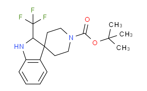 CAS No. 1251004-24-6, tert-Butyl 2-(trifluoromethyl)spiro[indoline-3,4'-piperidine]-1'-carboxylate