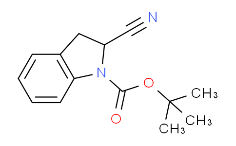 CAS No. 753480-67-0, tert-Butyl 2-cyanoindoline-1-carboxylate