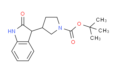 CAS No. 1160248-27-0, tert-Butyl 3-(2-oxoindolin-3-yl)pyrrolidine-1-carboxylate