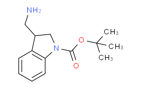 CAS No. 1086392-24-6, tert-Butyl 3-(aminomethyl)indoline-1-carboxylate