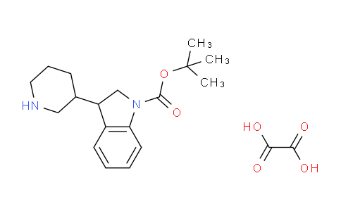 CAS No. 1956310-16-9, tert-Butyl 3-(piperidin-3-yl)indoline-1-carboxylate oxalate
