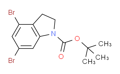 CAS No. 1956324-96-1, tert-Butyl 4,6-dibromoindoline-1-carboxylate