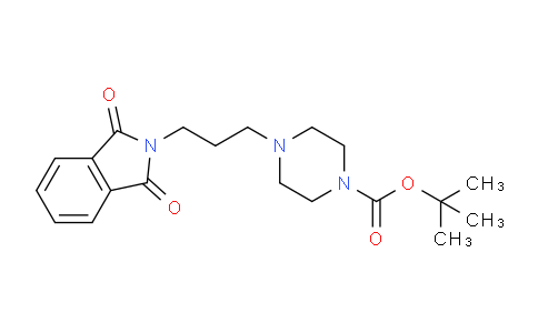 CAS No. 857266-28-5, tert-Butyl 4-(3-(1,3-dioxoisoindolin-2-yl)propyl)piperazine-1-carboxylate