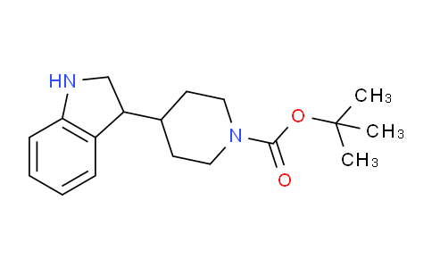 CAS No. 923136-79-2, tert-Butyl 4-(indolin-3-yl)piperidine-1-carboxylate