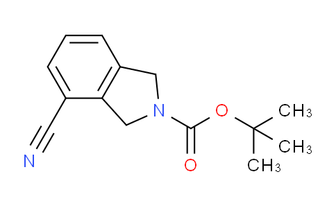 CAS No. 1165876-20-9, tert-Butyl 4-cyanoisoindoline-2-carboxylate