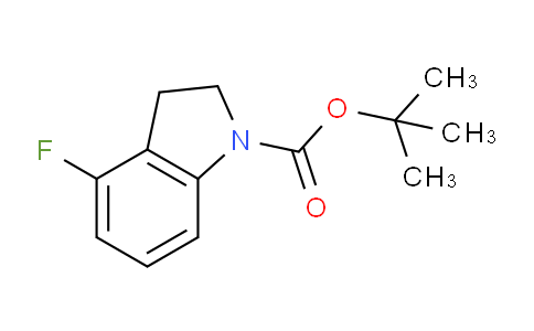 CAS No. 1037075-45-8, tert-Butyl 4-fluoroindoline-1-carboxylate