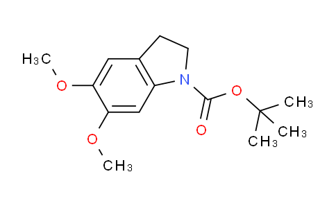 CAS No. 1037075-43-6, tert-Butyl 5,6-dimethoxyindoline-1-carboxylate